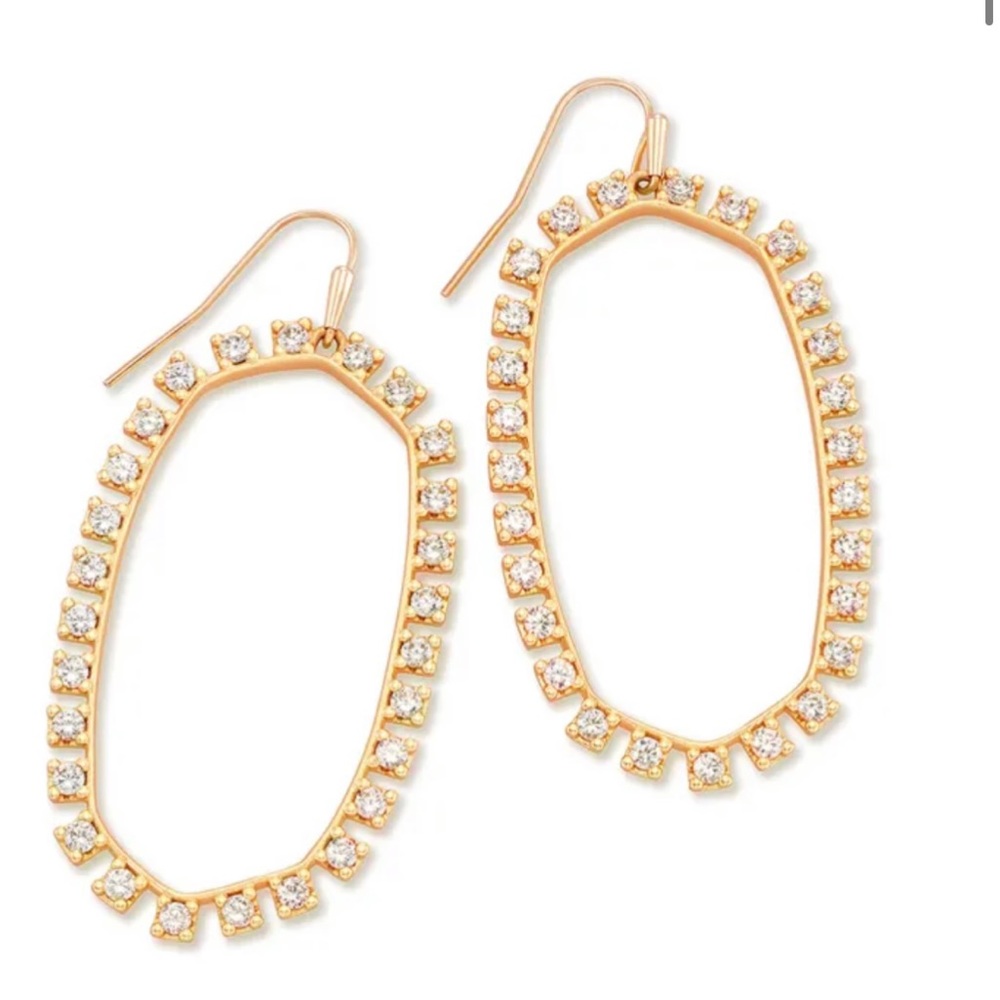 Kendra Scott gold earrings